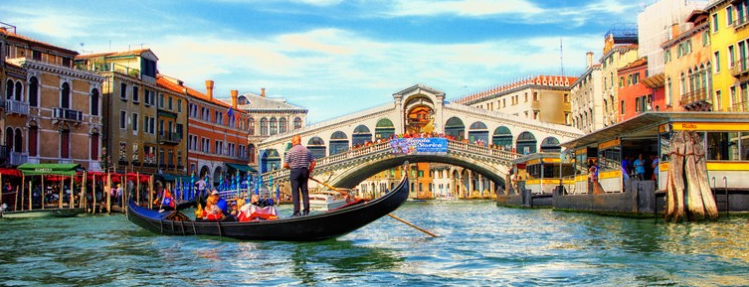Ponte di Rialto most přes největší kanál světa - Benátky - Italie - cestování - dovolená v itálii - Panda na cestach - panda1709